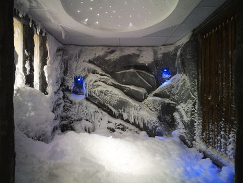 Снежная комната – ноу-хау для бани
