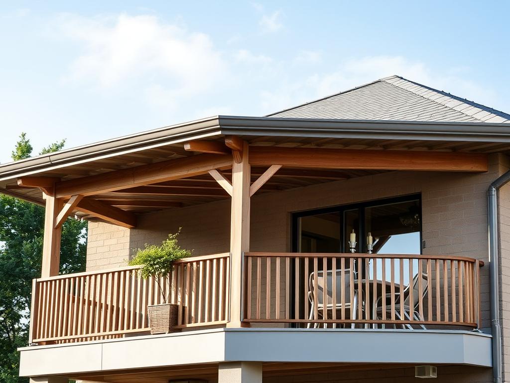 finishing the balcony with quality and durabilityфото