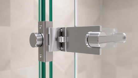 Петли для стеклянных дверей душевых кабин: как выбрать фурнитуру, которая прослужит и не будет капризничать