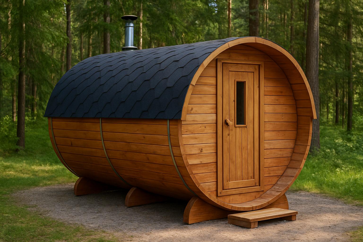 Баня-бочка: компактная парилка для дачи и не только
