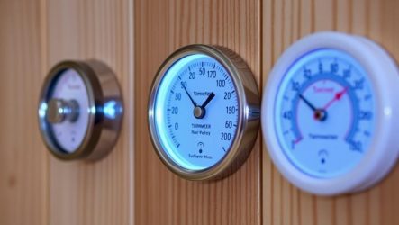 Термометры и гигрометры для сауны: виды и правила установки