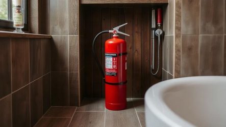 Огнетушитель для бани: выбор и размещение — практическое руководство