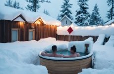 Снежные ванны после сауны: как холод и пар создают баланс