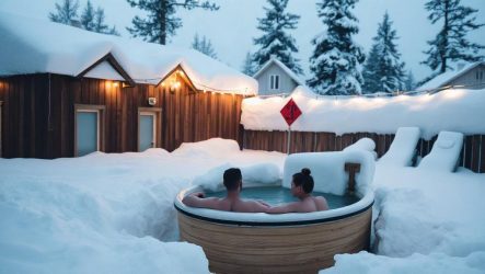 Снежные ванны после сауны: как холод и пар создают баланс